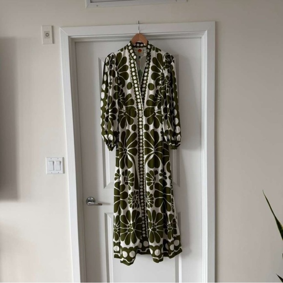 Farm Rio Green Palermo Maxi Dress - Picture 4 of 9